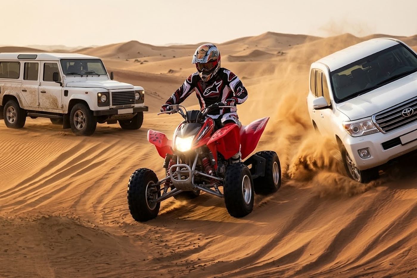 Dune Bashing with Camel Riding and Sand Boarding